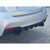 BMW 3 Series F30 / F31 Gloss Black Dual Exhaust Diffuser - MP Style - BLAK By CT Carbon