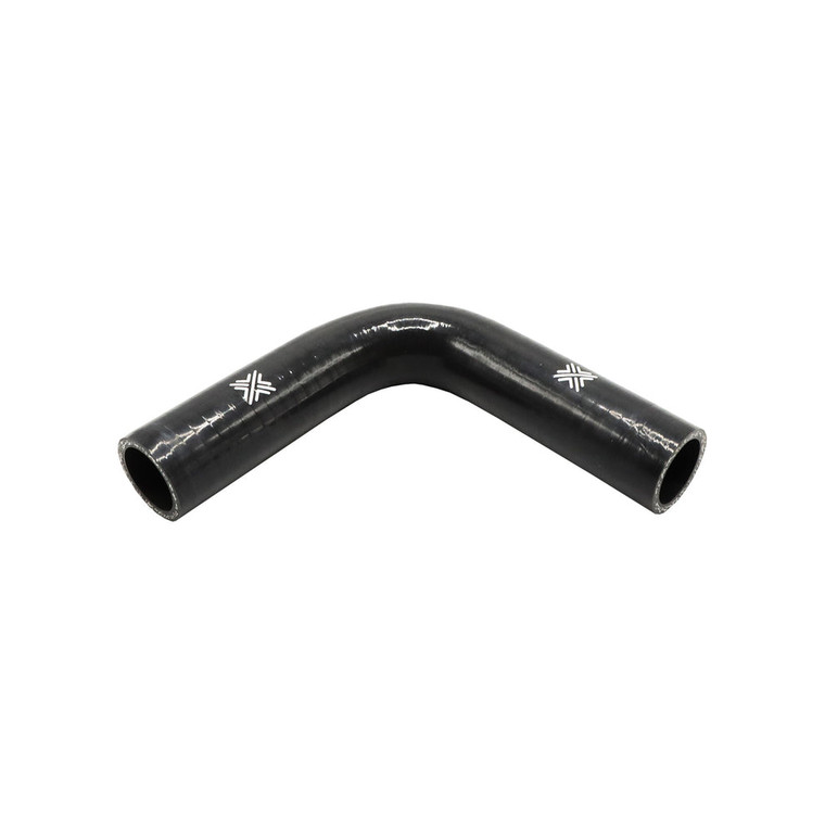 Pipercross Silicone Hose Black - 90 Degree - 30mm Bore - 152mm Leg Length