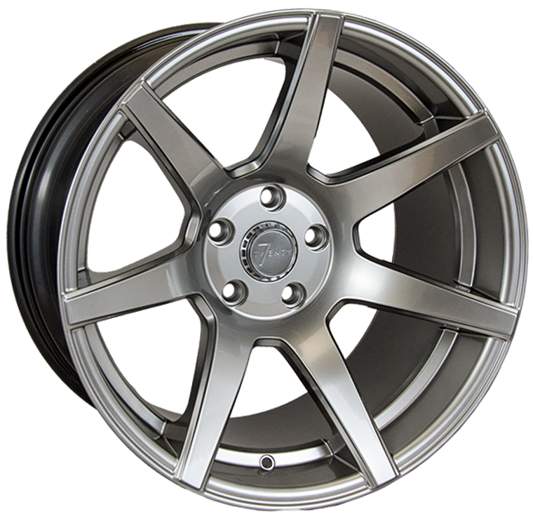 7Twenty Style 55 - 18 inch X 9.5J - 5x120 ET15 - Hyper Black