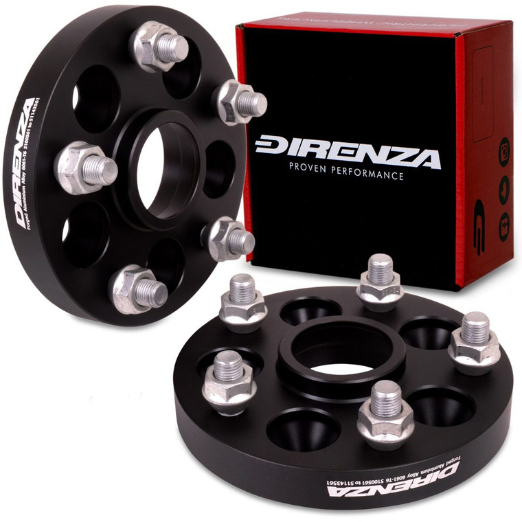 Direnza Subaru WRX to Subaru STI – 20mm Wheel Spacer PCD Adapters – Pair – 5x100 to 5x114.3