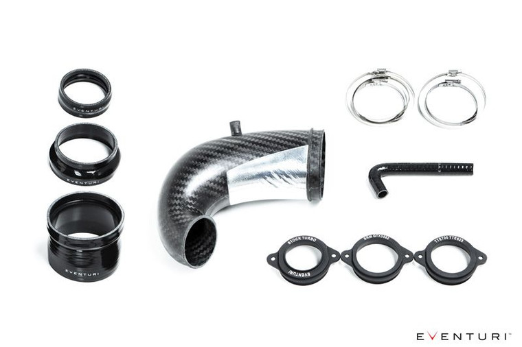 Eventuri Carbon Fibre Turbo Inlet Pipe - Audi RS3 8V GEN 2 | 8Y | TT-RS 8S | RSQ3 F3 RHD)