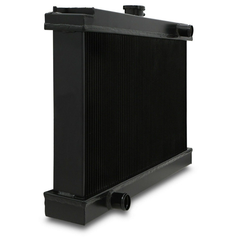 JAPSPEED Universal 100mm Black Aluminium Radiator