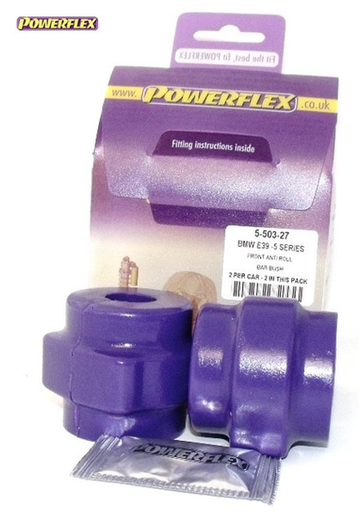 Powerflex Front Anti Roll Bar Mounting Bushes 27mm - BMW E39 5 Series 535 to 540 & M5 -