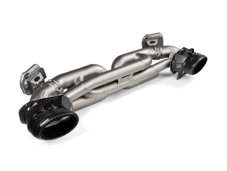 Akrapovic Porsche 911 Turbo / Turbo S / Cabriolet / Sport Classic (992) Slip-On Line (Titanium) Exhaust