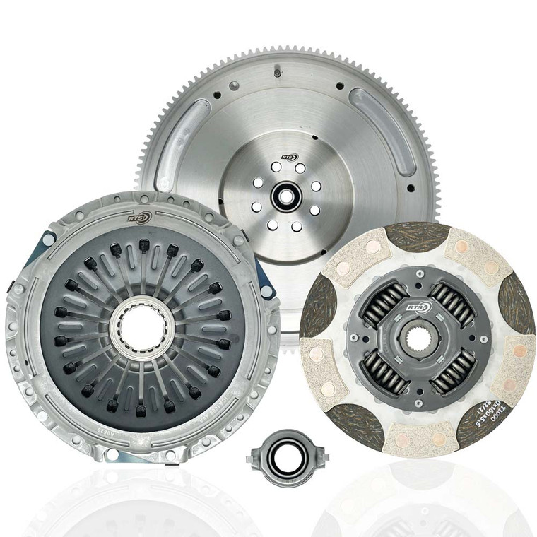 RTS Performance Clutch Kit with Lightweight Flywheel – Subaru Impreza STI / Forester / WRX - 6 Speed – HD / Twin Friction / 5 Paddle