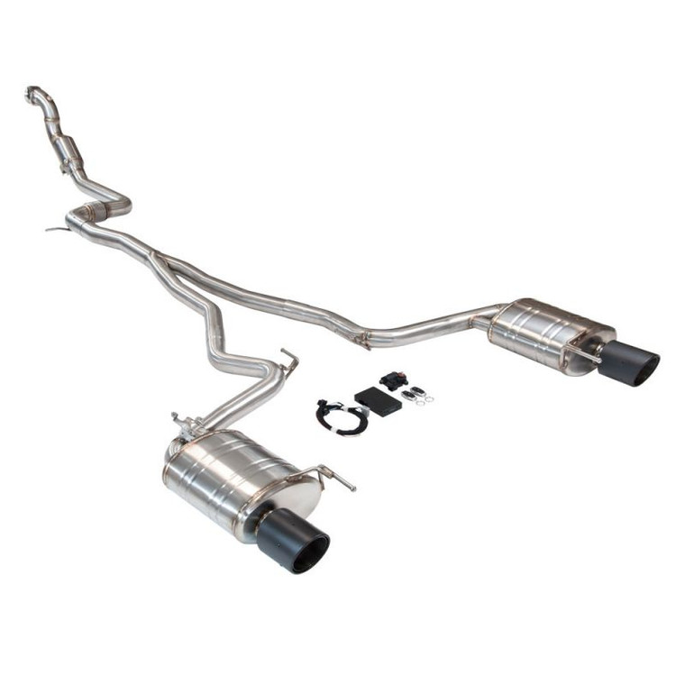 Ford Mustang 2.3 EcoBoost 2014+ 3" Valved Turbo Back Exhaust with Sports Cat