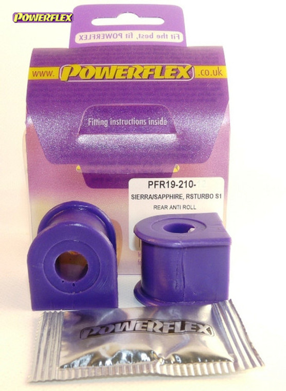 Powerflex Heritage Rear Anti-Roll Bar Mounting Bushes 14mm - Ford Sierra XR4i (1983-1985), XR4x4 (1985-1992)