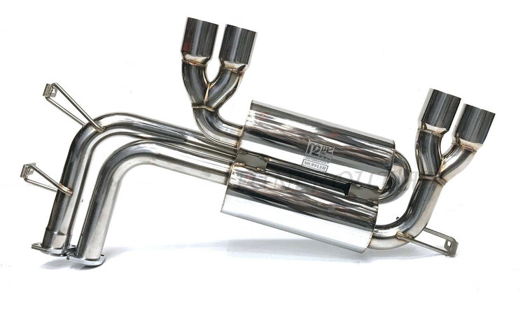 BMW E46 M3 Rear Section Exhaust Back Box with Quad Stainless Steel Tail Pipes