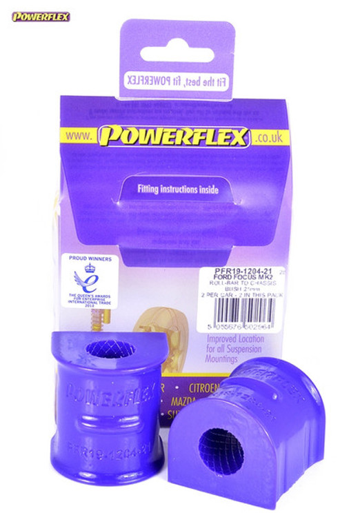 Powerflex Rear Anti Roll Bar To Chassis Bushes 21mm - Ford Focus Mk3