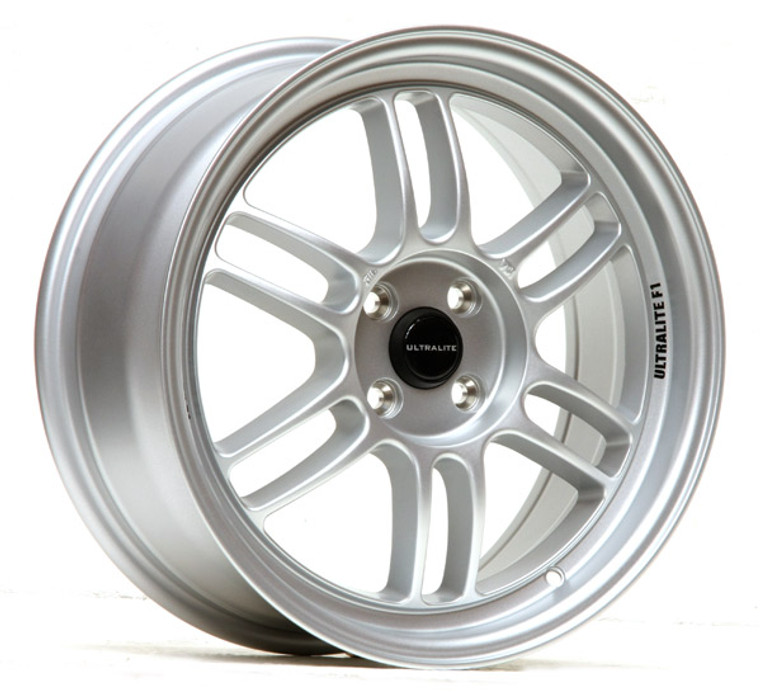 ULTRALITE F1 - 17 inch X 7.5J - 4x100 - ET42 - Matt Silver - SET OF 4