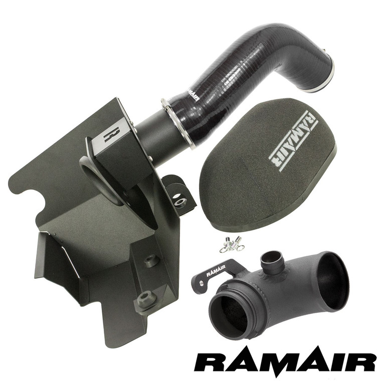 Ramair Air Filter Heat Shield Intake Kit + Black Intake Hose + Turbo Elbow (MQB Platform EA888) VW MK7 Golf GTI / Golf R - Audi A3 / S3 8V - Seat Leon Cupra 280 / Skoda Octavia RS