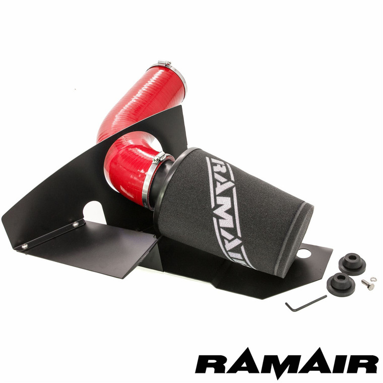 Ramair Air Filter & Heat Shield Induction Intake Kit (Red) EA888 (GEN1) 2.0 TSI TFSI - Audi A3 (8P) / Skoda Octavia (1Z) / Seat Leon (1P) / VW Golf GTI (MK6) / VW Scirocco