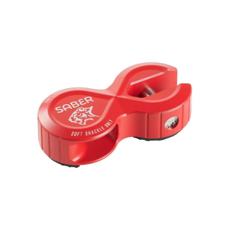 Saber 7075 Alloy Winch Shackle Pro - Cerakote Red