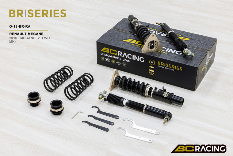 BC Racing BR Series Coilovers - Renault Megane FWD MK4 16+