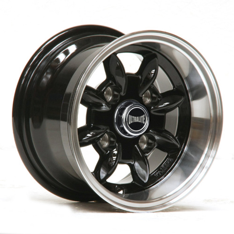 ULTRALITE CLASSIC MINI - 10 X 6J - ET-3 - GLOSS BLACK + POLISHED RIM