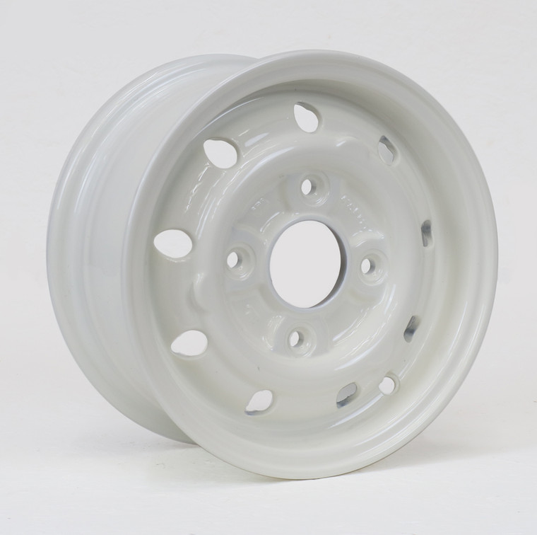 10 INCH MINI COOPER WHEELS IN CREAM WHITE - 66% LIGHTER THAN STEEL