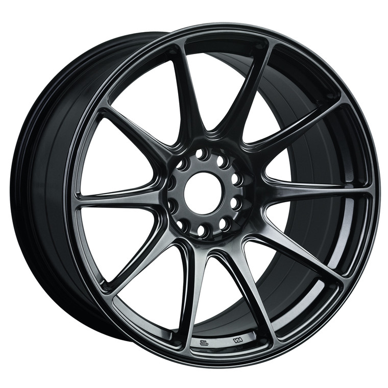 XXR 527 - 17 inch X 8.25J - 5x114.3 / 5x100 - ET35 - Chrome Black - SET OF 4