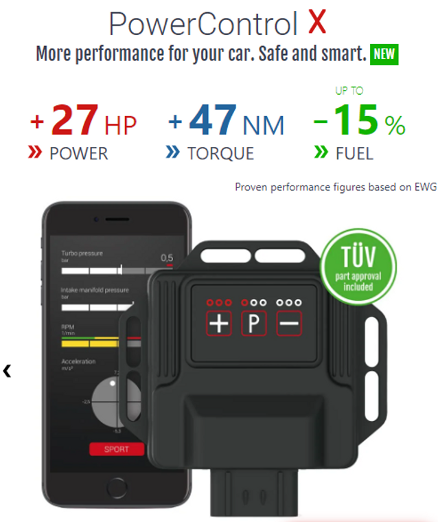 DTE Systems PowerControl X Chip Tuning Box - VW Transporter T6 - 2.0 TDI - 199 HP