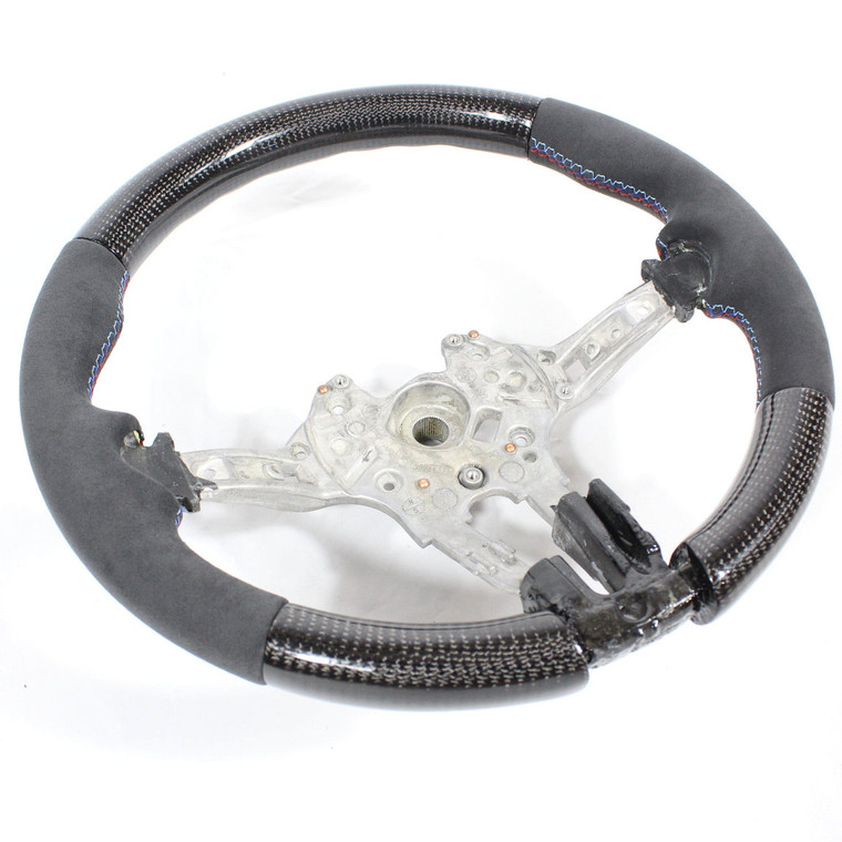 CT Carbon BMW F Series Carbon Fibre / Alcantara Steering Wheel