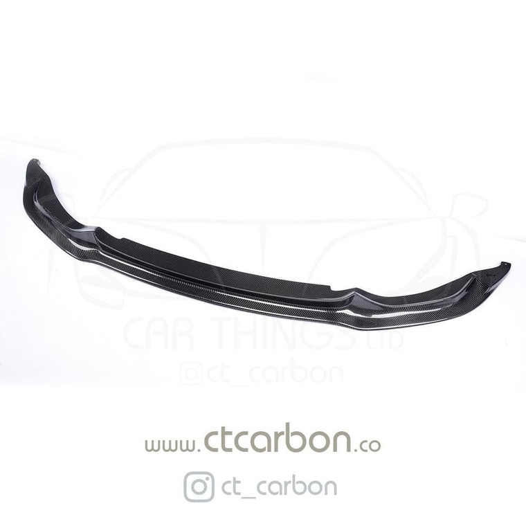 CT Carbon BMW M3 / M4 (F80 / F82 / F83) Carbon Fibre Splitter - V Style