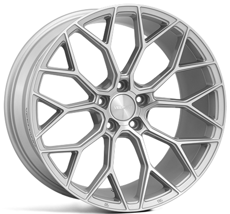 VEEMANN V-FS66 Alloy Wheels 19 inch X 8.5J – 5×120 (72.5CB) ET35 - Silver Machined - SET OF 4