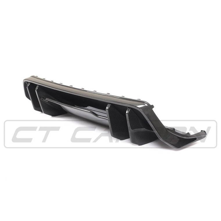 CT Carbon Audi R8 V10 Gen 2 Carbon Fibre Diffuser - V Style