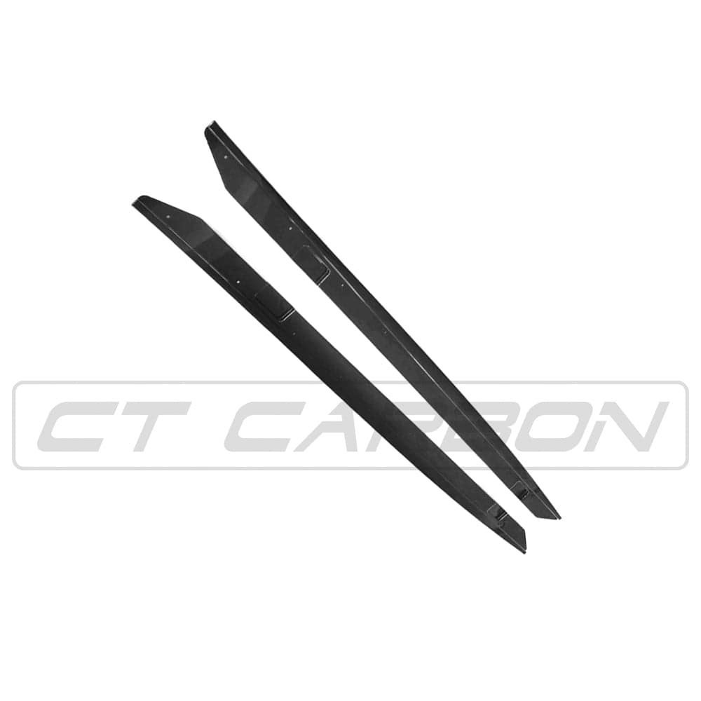 BMW 2 Series F22 / F23 Gloss Black Side Skirts - MP Style - BLAK By CT Carbon BMW 2 Series F22 / F23 Gloss Black Side Skirts - MP Style - BLAK By CT Carbon
