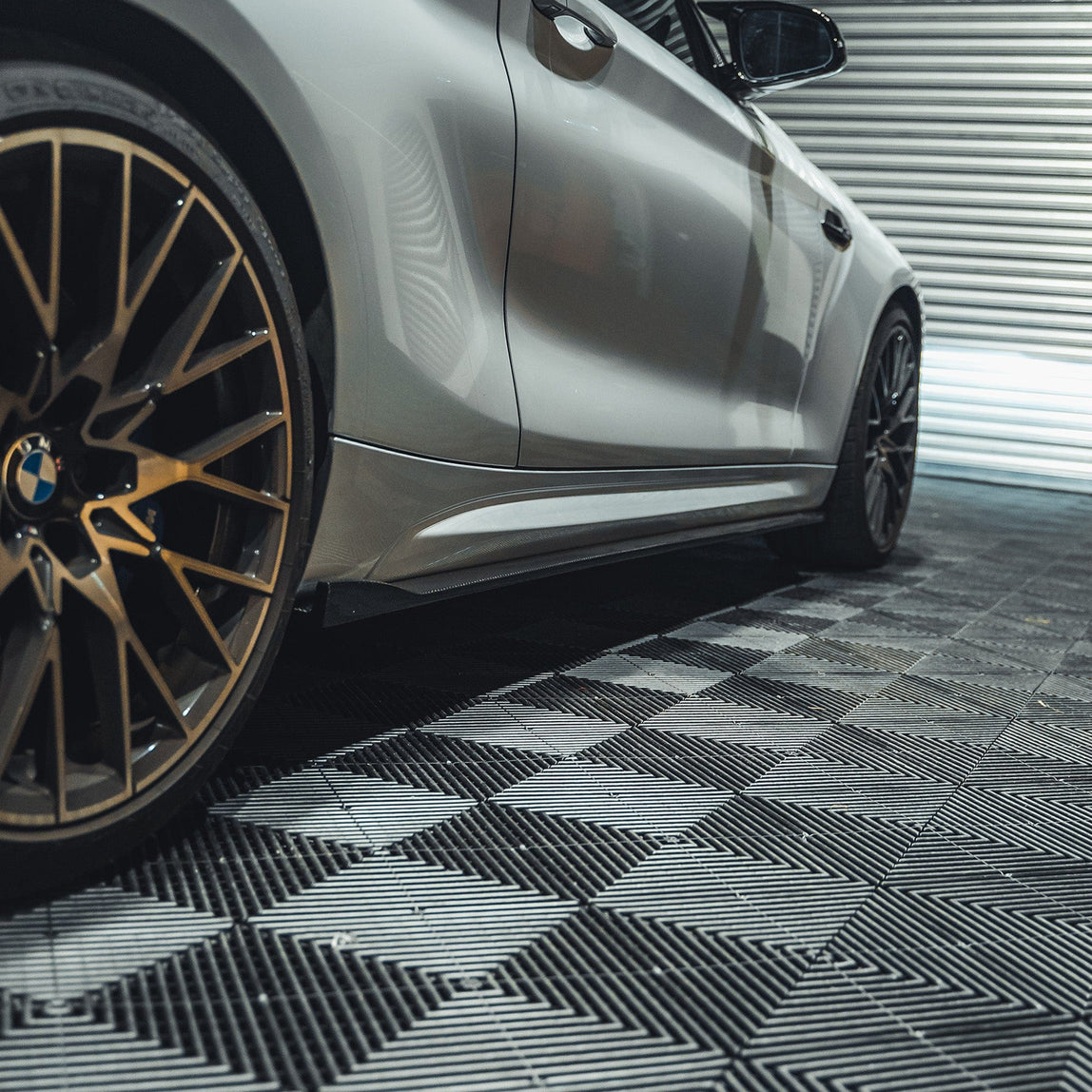 CT Carbon BMW M2 / M2C F87 Carbon Fibre Side Skirts - 3D Style CT Carbon BMW M2 / M2C F87 Carbon Fibre Side Skirts - 3D Style
