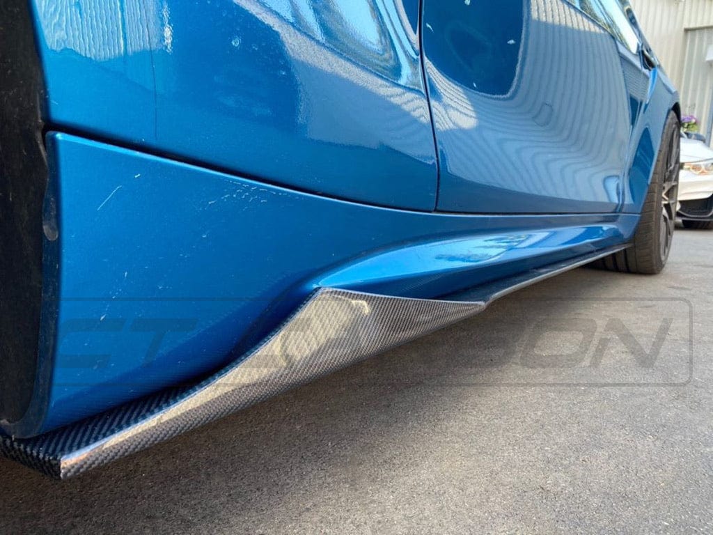 CT Carbon BMW M2 / M2C F87 Carbon Fibre Side Skirts - MT Style CT Carbon BMW M2 / M2C F87 Carbon Fibre Side Skirts - MT Style