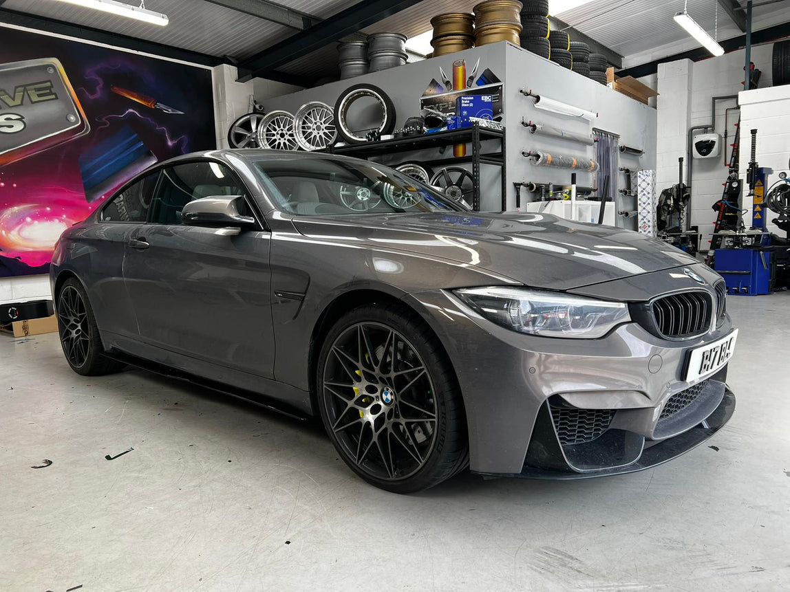 BMW M3 / M4 (F80 / F82 / F83) Gloss Black Side Skirts - BLAK By CT Carbon BMW M3 / M4 (F80 / F82 / F83) Gloss Black Side Skirts - BLAK By CT Carbon