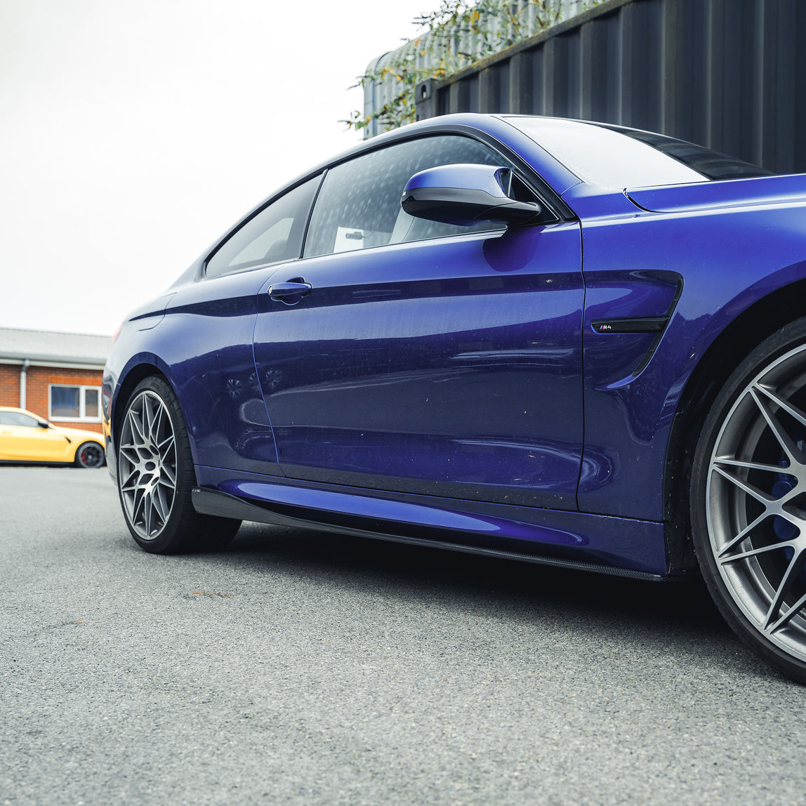 CT Carbon BMW M3 / M4 (F80 / F82 / F83) Carbon Fibre Side Skirts - 3D Style CT Carbon BMW M3 / M4 (F80 / F82 / F83) Carbon Fibre Side Skirts - 3D Style