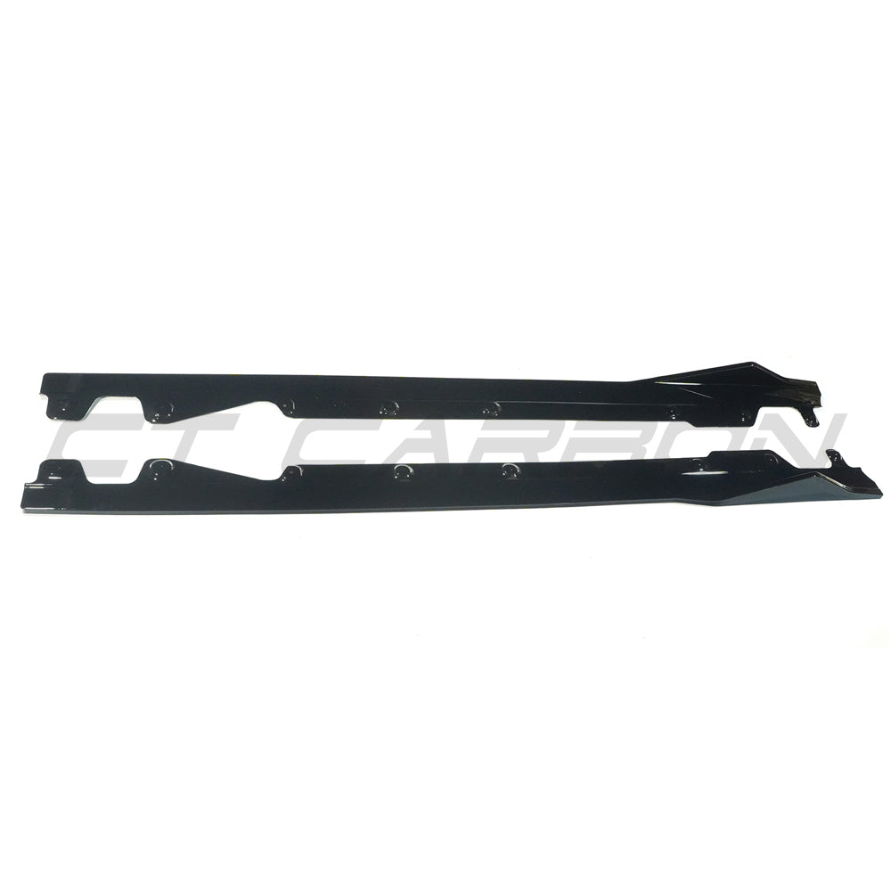 BMW 2 Series G42 Gloss Black Side Skirts - BLAK by CT Carbon BMW 2 Series G42 Gloss Black Side Skirts - BLAK by CT Carbon