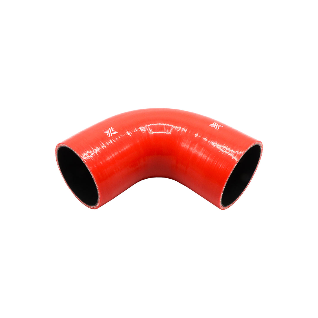 Pipercross Silicone Hose Red - 90 Degree - 89mm Bore - 152mm Leg Length Pipercross Silicone Hose Red - 90 Degree - 89mm Bore - 152mm Leg Length