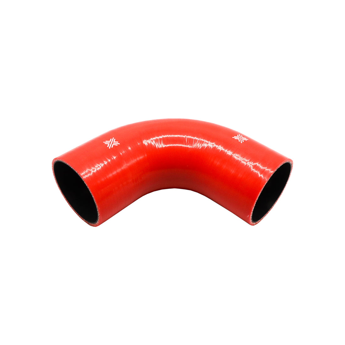 Pipercross Silicone Hose Red - 90 Degree - 80mm Bore - 152mm Leg Length Pipercross Silicone Hose Red - 90 Degree - 80mm Bore - 152mm Leg Length