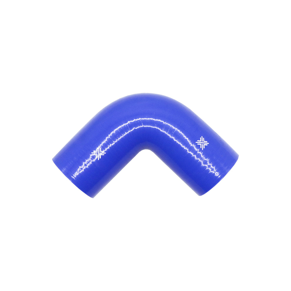 Pipercross Silicone Hose Blue - 90 Degree - 76mm Bore - 152mm Leg Length Pipercross Silicone Hose Blue - 90 Degree - 76mm Bore - 152mm Leg Length