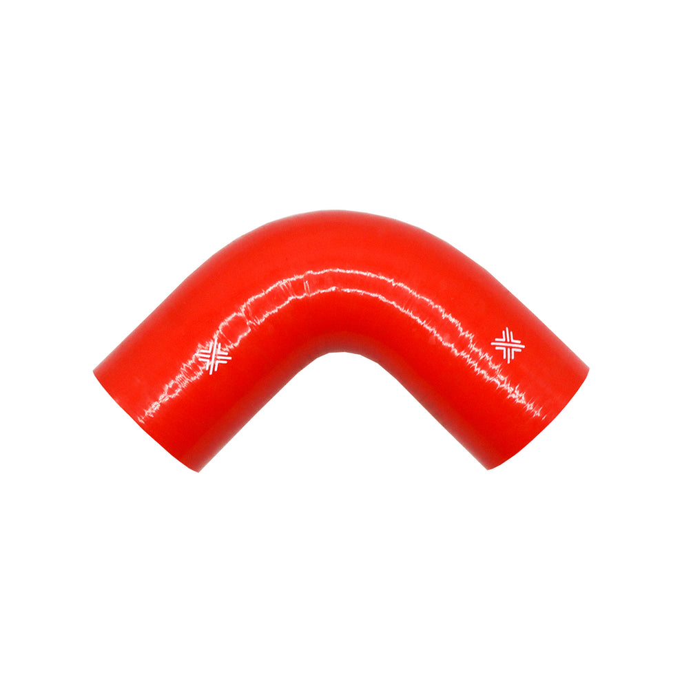 Pipercross Silicone Hose Red - 90 Degree - 70mm Bore - 152mm Leg Length Pipercross Silicone Hose Red - 90 Degree - 70mm Bore - 152mm Leg Length