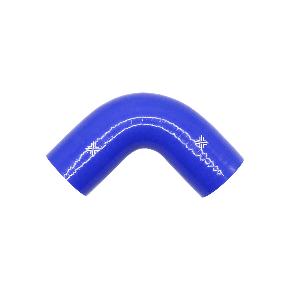 Pipercross Silicone Hose Blue - 90 Degree - 70mm Bore - 152mm Leg Length