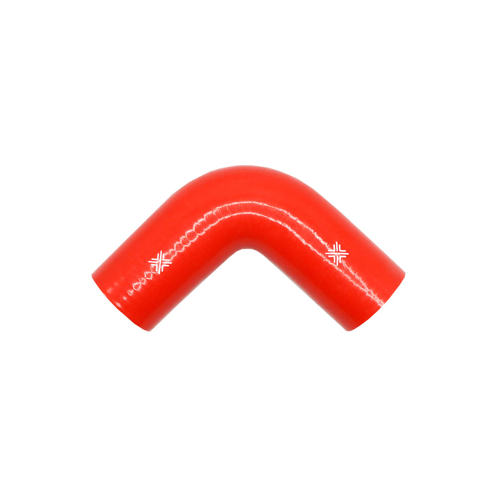 Pipercross Silicone Hose Red - 90 Degree - 61mm Bore - 152mm Leg Length Pipercross Silicone Hose Red - 90 Degree - 61mm Bore - 152mm Leg Length
