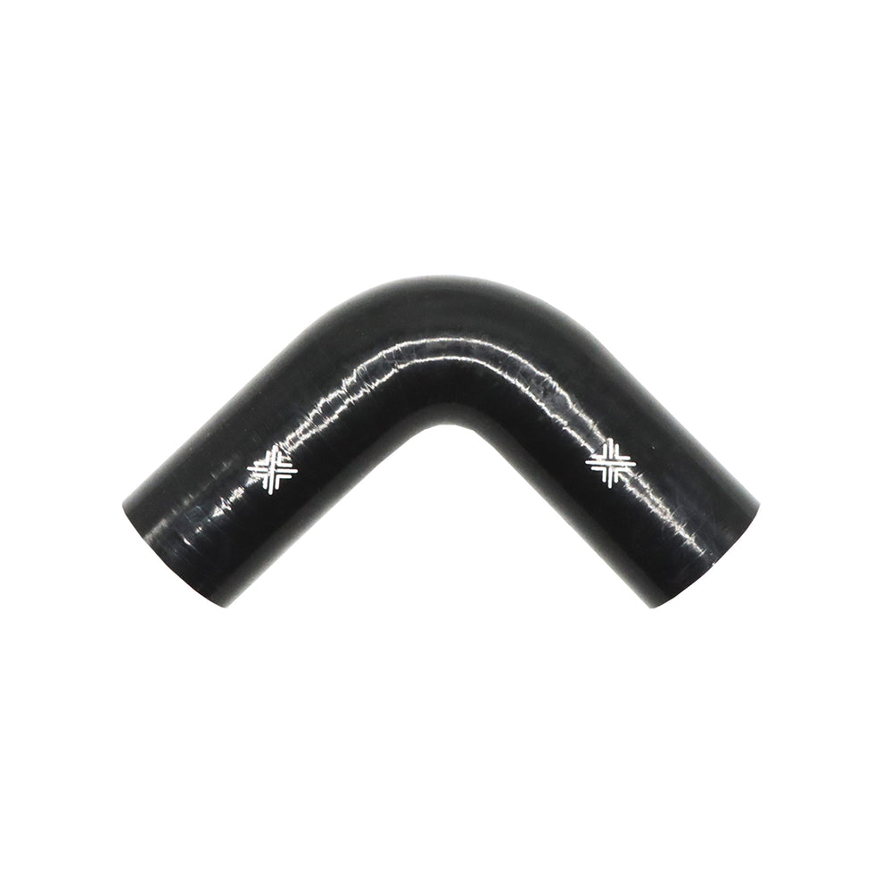 Pipercross Silicone Hose Black - 90 Degree - 50.8mm Bore - 152mm Leg Length