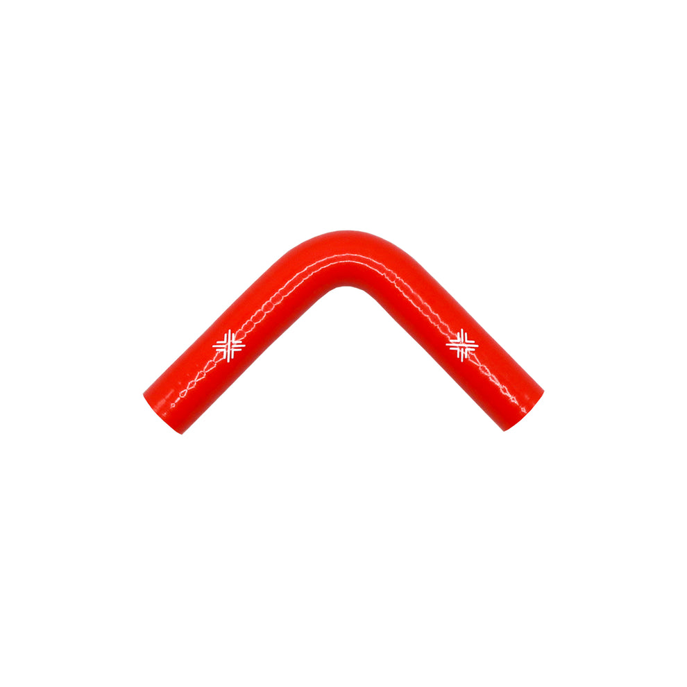 Pipercross Silicone Hose Red - 90 Degree - 25mm Bore - 152mm Leg Length Pipercross Silicone Hose Red - 90 Degree - 25mm Bore - 152mm Leg Length