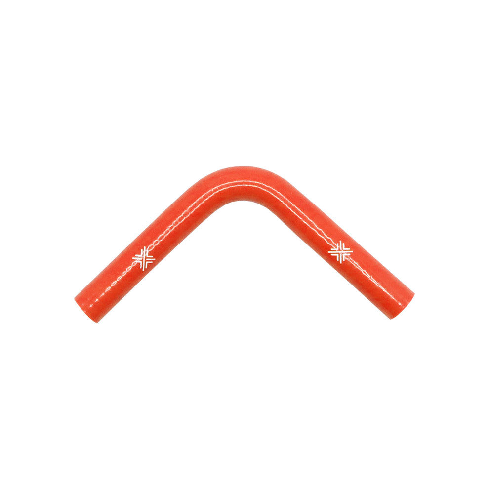 Pipercross Silicone Hose Red - 90 Degree - 16mm Bore - 152mm Leg Length Pipercross Silicone Hose Red - 90 Degree - 16mm Bore - 152mm Leg Length