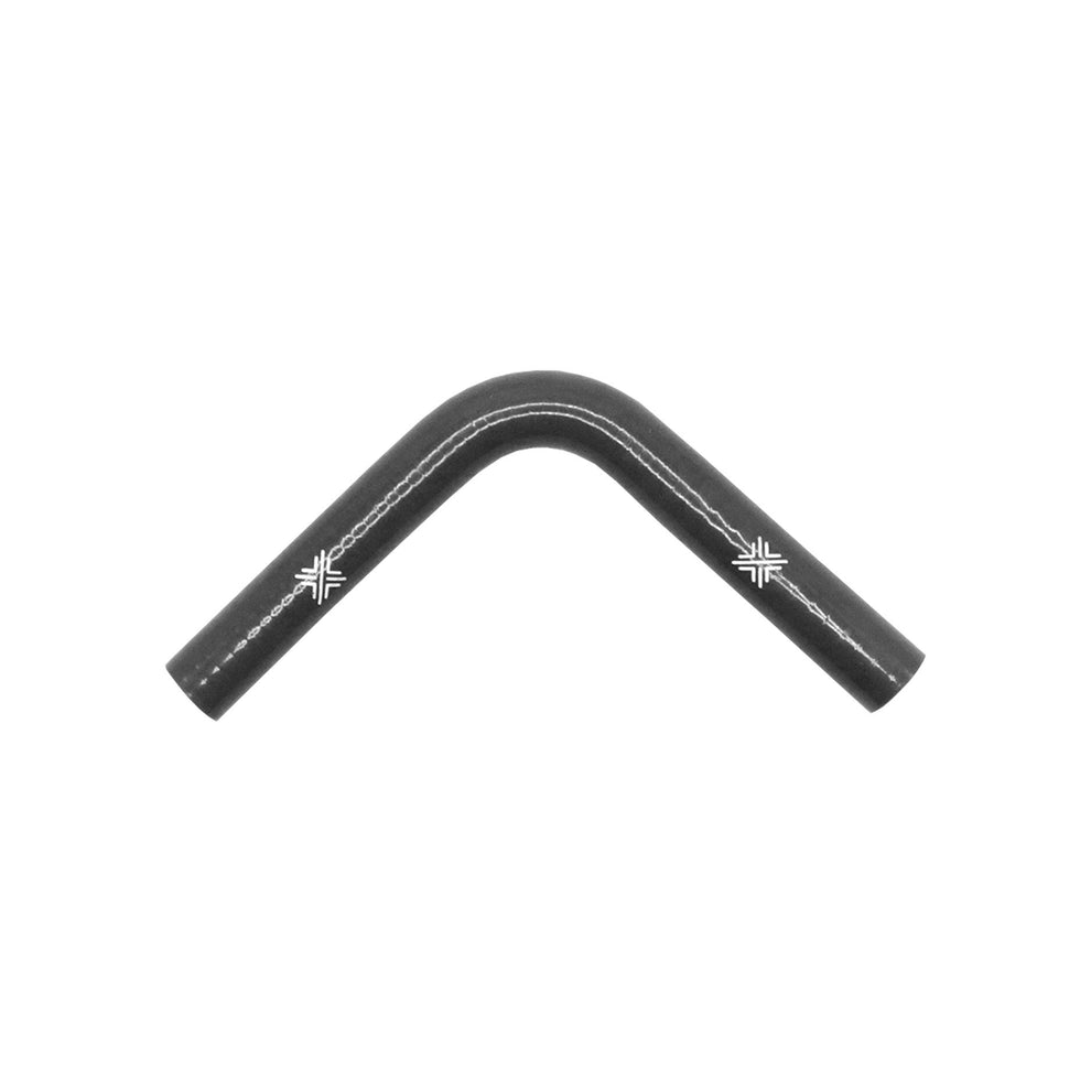 Pipercross Silicone Hose Black - 90 Degree - 16mm Bore - 152mm Leg Length Pipercross Silicone Hose Black - 90 Degree - 16mm Bore - 152mm Leg Length