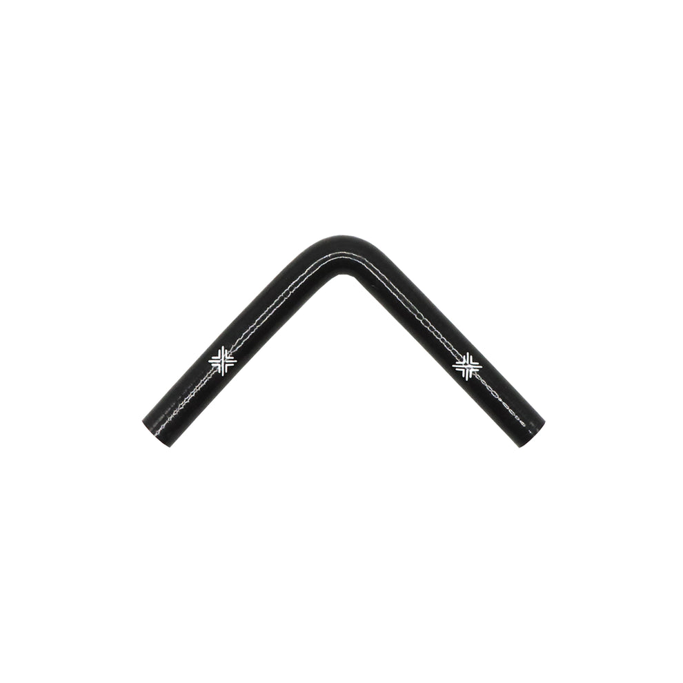 Pipercross Silicone Hose Black - 90 Degree - 12mm Bore - 152mm Leg Length Pipercross Silicone Hose Black - 90 Degree - 12mm Bore - 152mm Leg Length