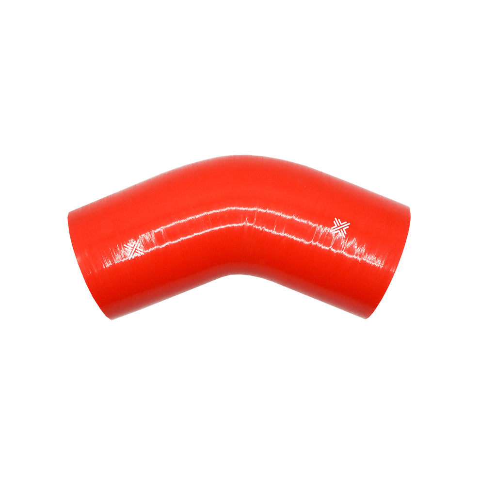 Pipercross Silicone Hose Red - 45 Degree - 102mm Bore - 152mm Leg Length Pipercross Silicone Hose Red - 45 Degree - 102mm Bore - 152mm Leg Length