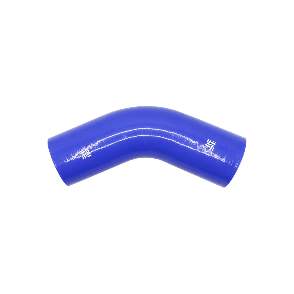 Pipercross Silicone Hose Blue - 45 Degree - 76mm Bore - 152mm Leg Length Pipercross Silicone Hose Blue - 45 Degree - 76mm Bore - 152mm Leg Length