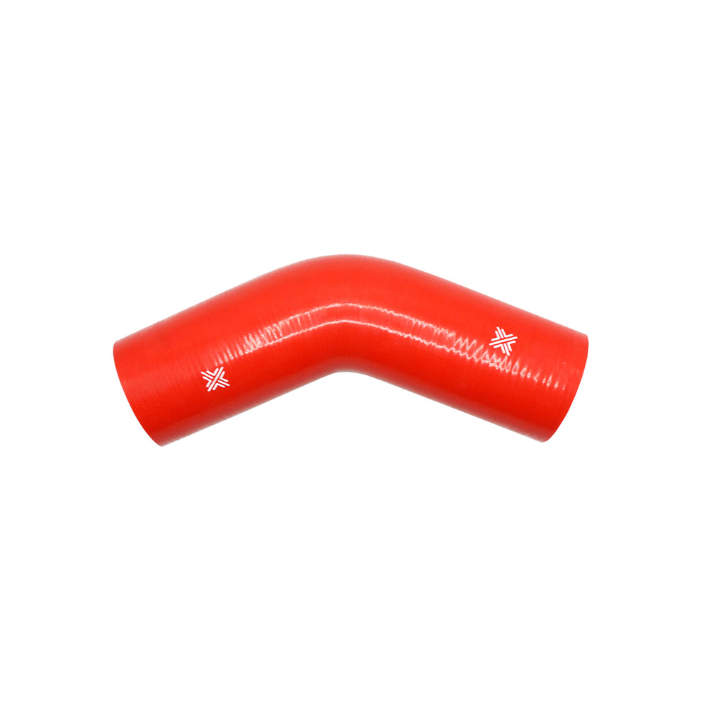 Pipercross Silicone Hose Red - 45 Degree - 70mm Bore - 152mm Leg Length