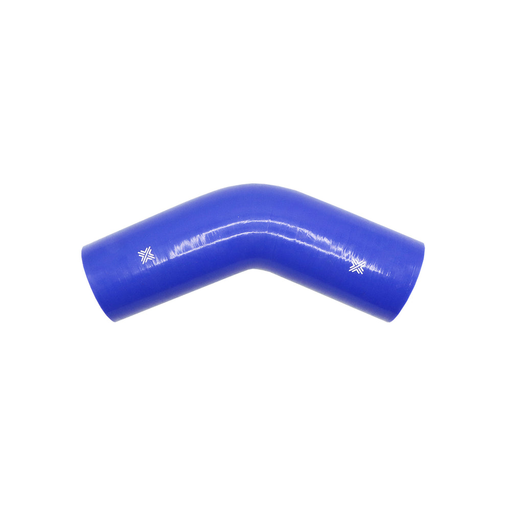 Pipercross Silicone Hose Blue - 45 Degree - 70mm Bore - 152mm Leg Length
