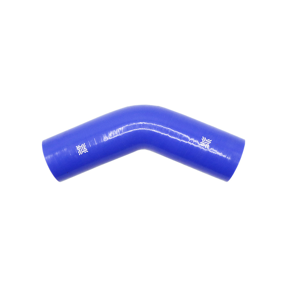 Pipercross Silicone Hose Blue - 45 Degree - 61mm Bore - 152mm Leg Length Pipercross Silicone Hose Blue - 45 Degree - 61mm Bore - 152mm Leg Length