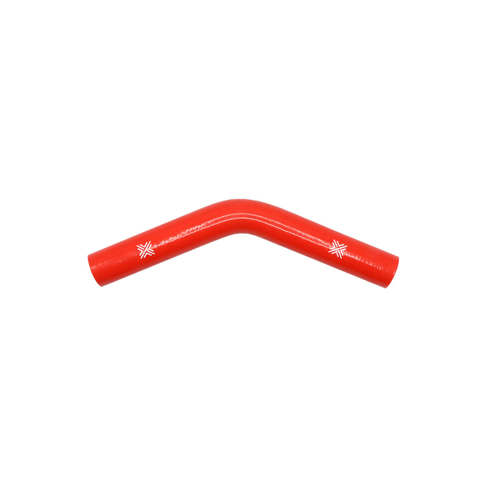 Pipercross Silicone Hose Red - 45 Degree - 25mm Bore - 152mm Leg Length Pipercross Silicone Hose Red - 45 Degree - 25mm Bore - 152mm Leg Length
