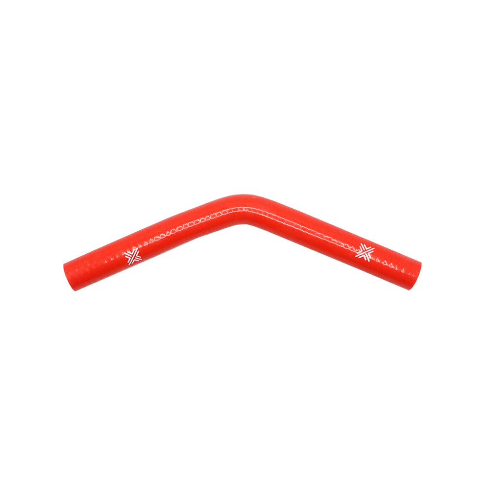 Pipercross Silicone Hose Red - 45 Degree - 16mm Bore - 152mm Leg Length Pipercross Silicone Hose Red - 45 Degree - 16mm Bore - 152mm Leg Length